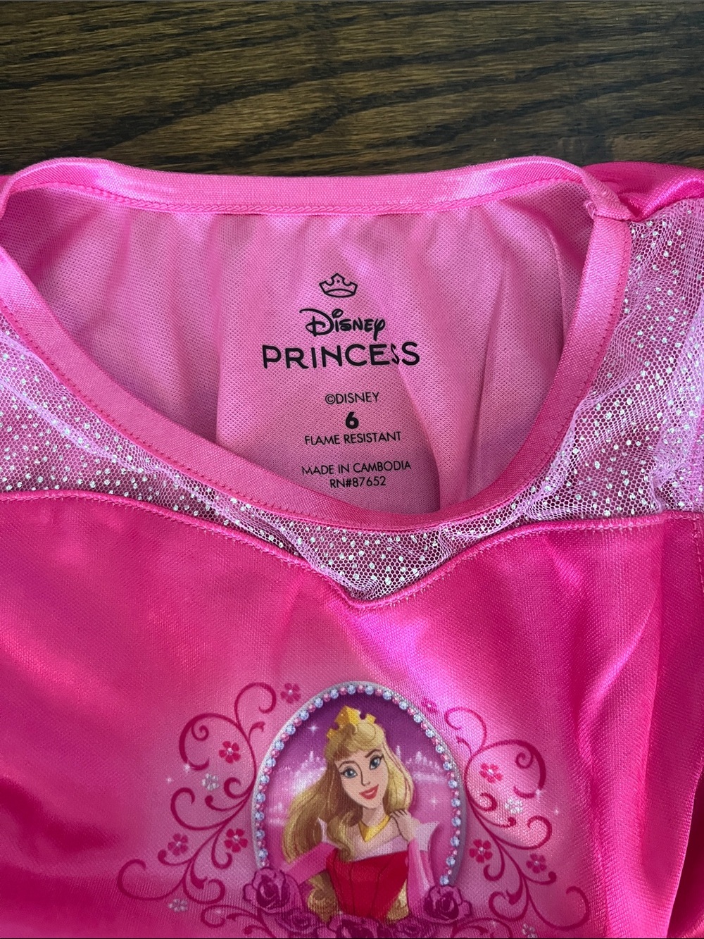 Disney Pink Princess Dress with Glitter Accents - Picture 2 of 2